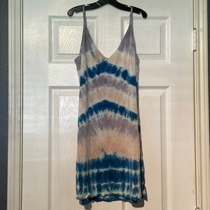Young Fabulous and Broke Tie dye slip sundress size Small